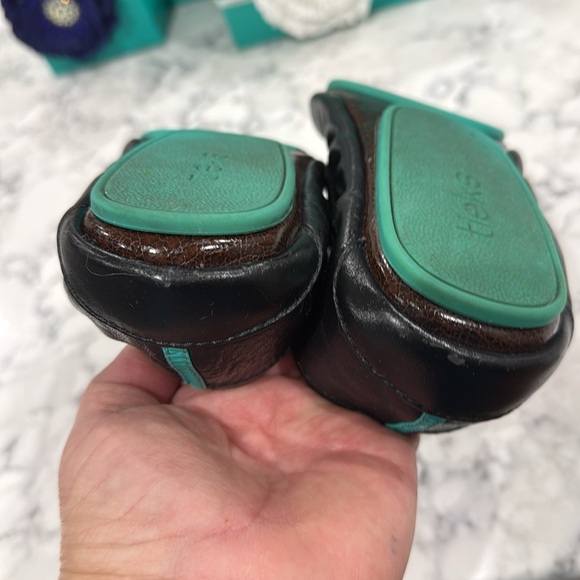 Tieks matte black size 11 good used condition. Price is firm. Includes box - Picture 4 of 12